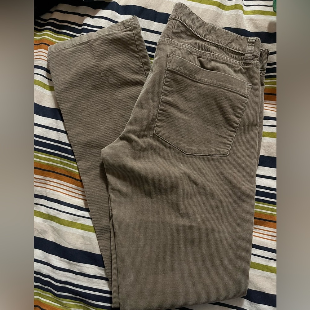 J. Crew size 30 khaki matchstick cords